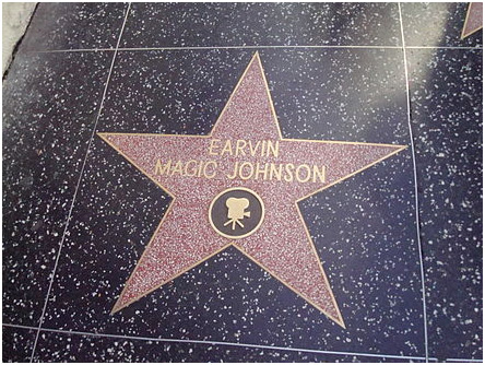 Hollywood start Magic Johnson