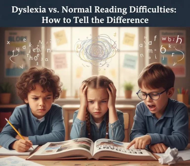 Learning Disabilities and Assistive Technology Blog 8 dyslexia vs normal reading difficulties
